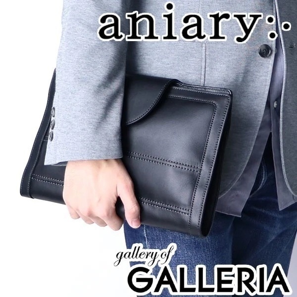 正規取扱店アニアリ aniary クラッチバッグ ハンドキルティングレザー アニアリ セカンドバッグ メンズ レディース レザー 13-08000