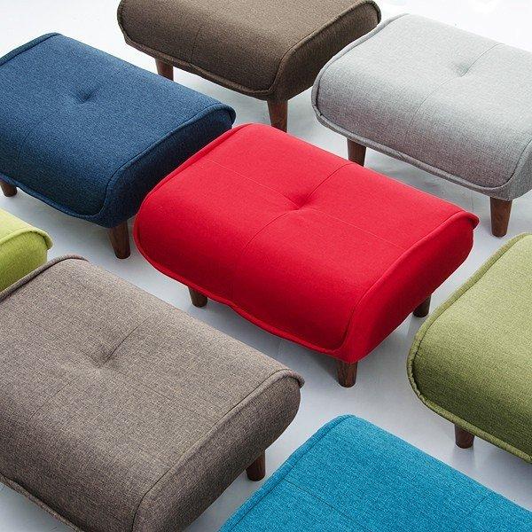 オットマン スツール 足置き おしゃれ 北欧 オットマンチェア 椅子 腰掛け ソファ用 チェアー 日本製 国産 リビング ダイニング PVC レザー 布地 ファブリック 6,015円