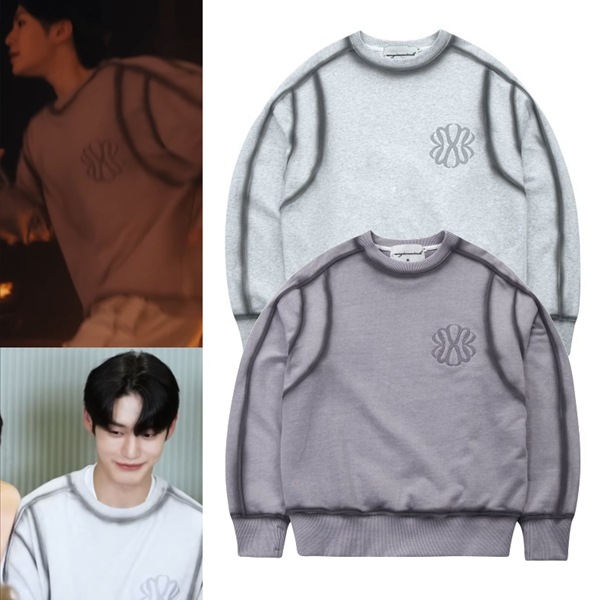 【SEVENTEEN着用】UNGIMMICK Oil brush Sweatshirt Tシャツ