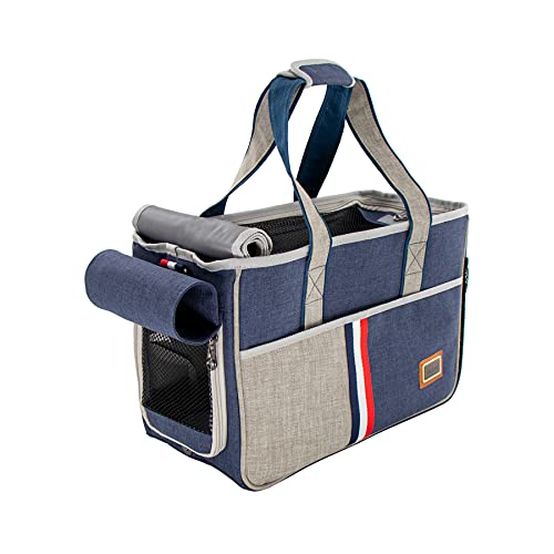 猫 犬 うさぎ 小動物兼用 2WAY ペットキャリー キャリーバッグ・スリング キャリーバッグ ペットキャリーバッグ 3色 軽い 折りたたみ 水洗いOK 三面メッシュ加工 900D防水オックスフォード