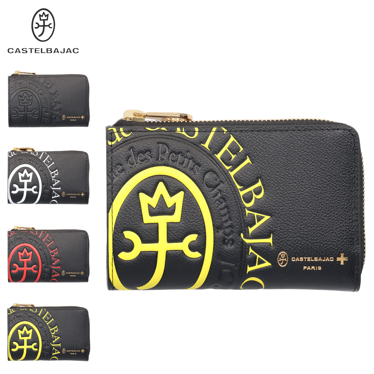 財布 二つ折り コメット メンズ レディース L字ファスナー 本革 COMET