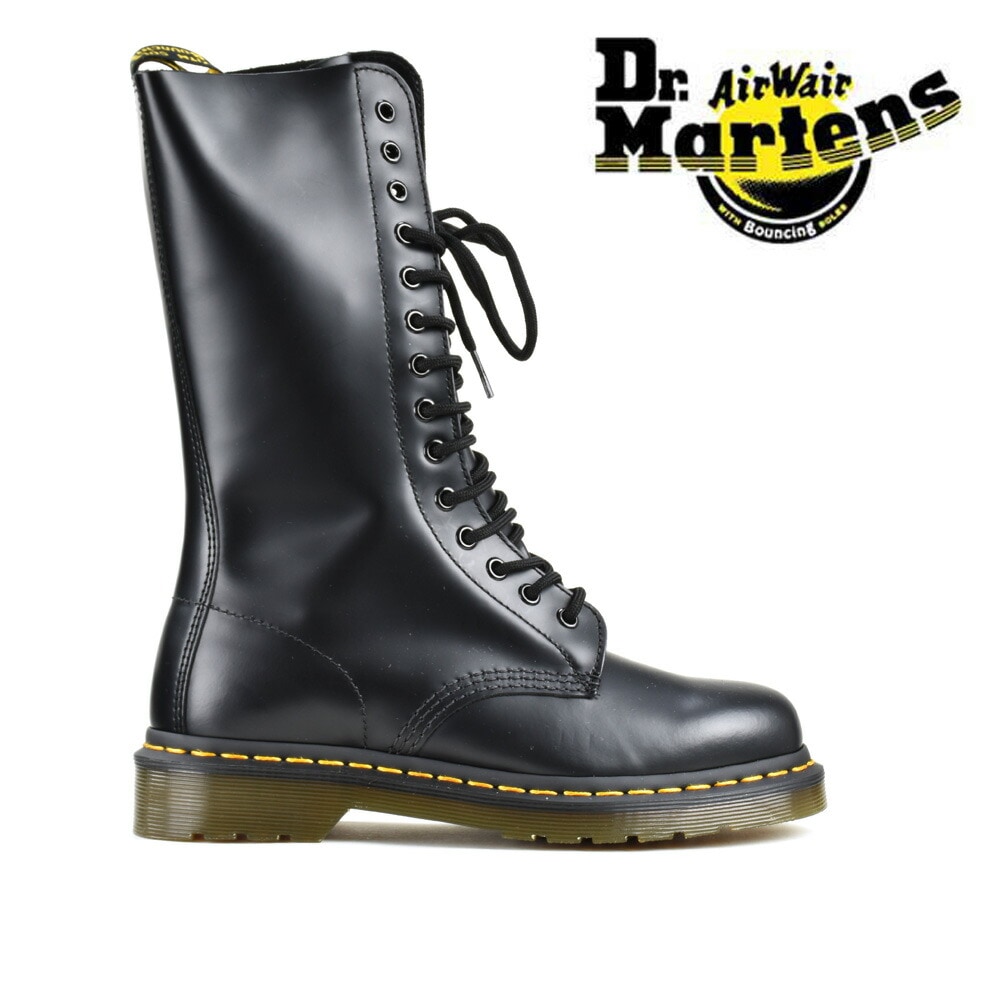 ドクターマーチン Dr.Martens 1914 14EYE BOOT BLACK 14ホール ブーツ ワークブーツ スムースレザー ブラック 黒 レディース メンズ【R11855001】