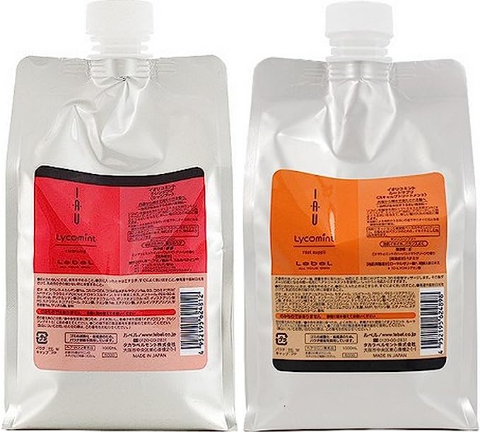 イオリコミント　クレンジングシャンプー＆ルートサプリ（トリートメント）1000mlリフィル　セット売り 5,169円