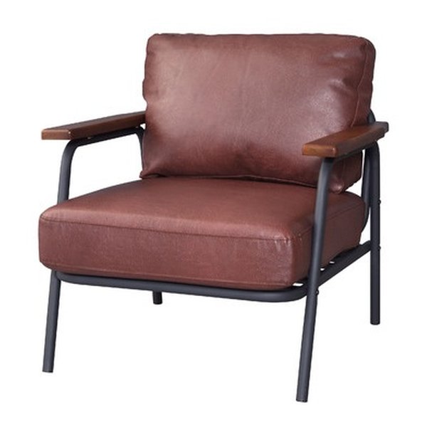 ボイド ソファ 1人掛 レッド W71×D78×H77×SH41 HS-954 21,644円