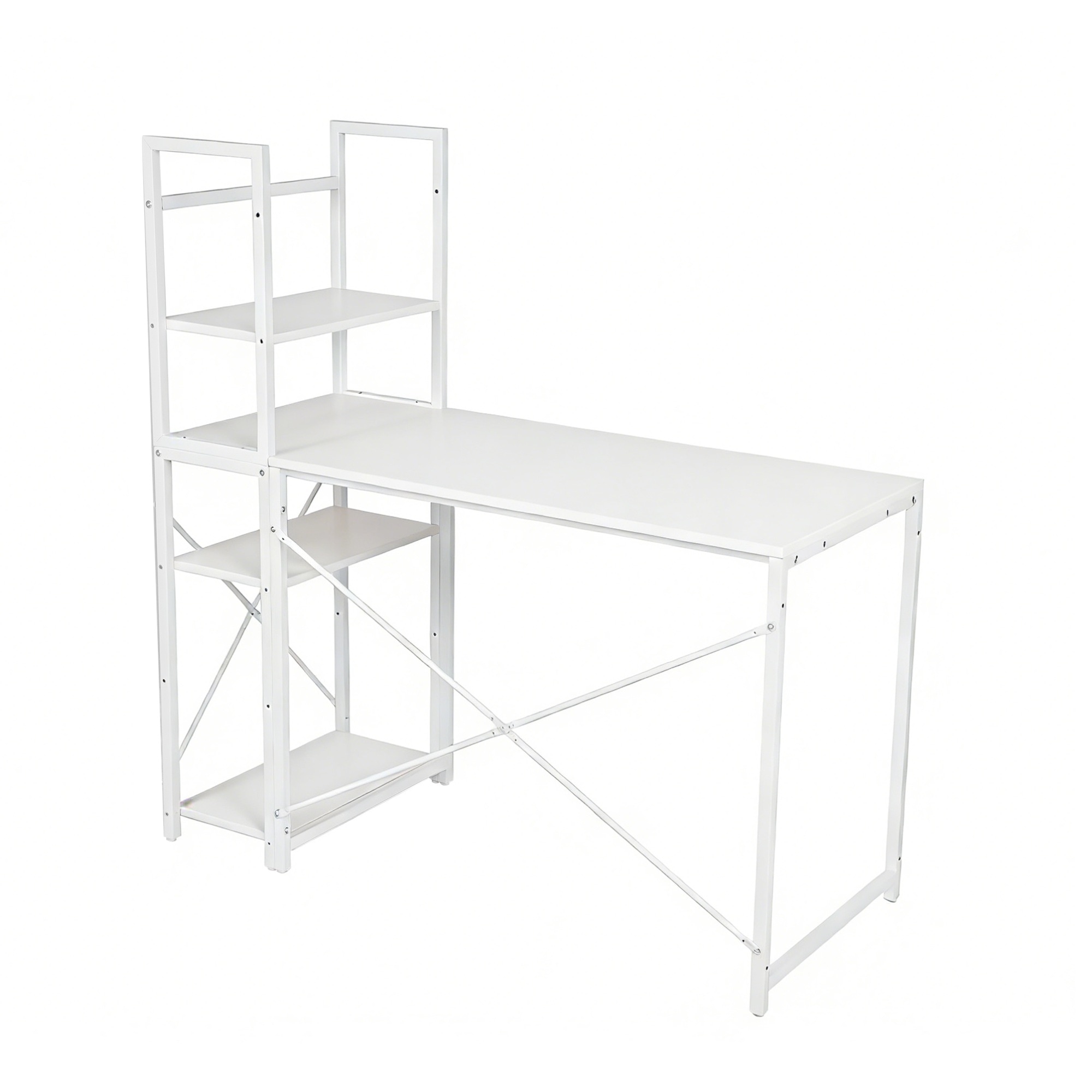 [国内発送 送.料無料]A209 元 WF292303CAA【ホワイト】パソコンデスク ラック付き デスク ワークデスク 木製 学習デスク