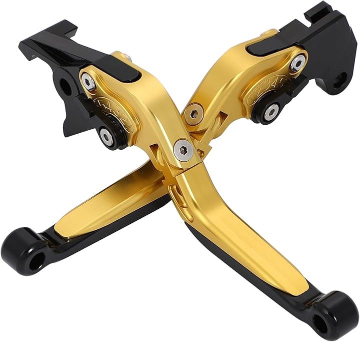 ブレーキ クラッチ レバー セット GSX250R V-Strom250 GSR250 GSXR 金x黒(金x黒)