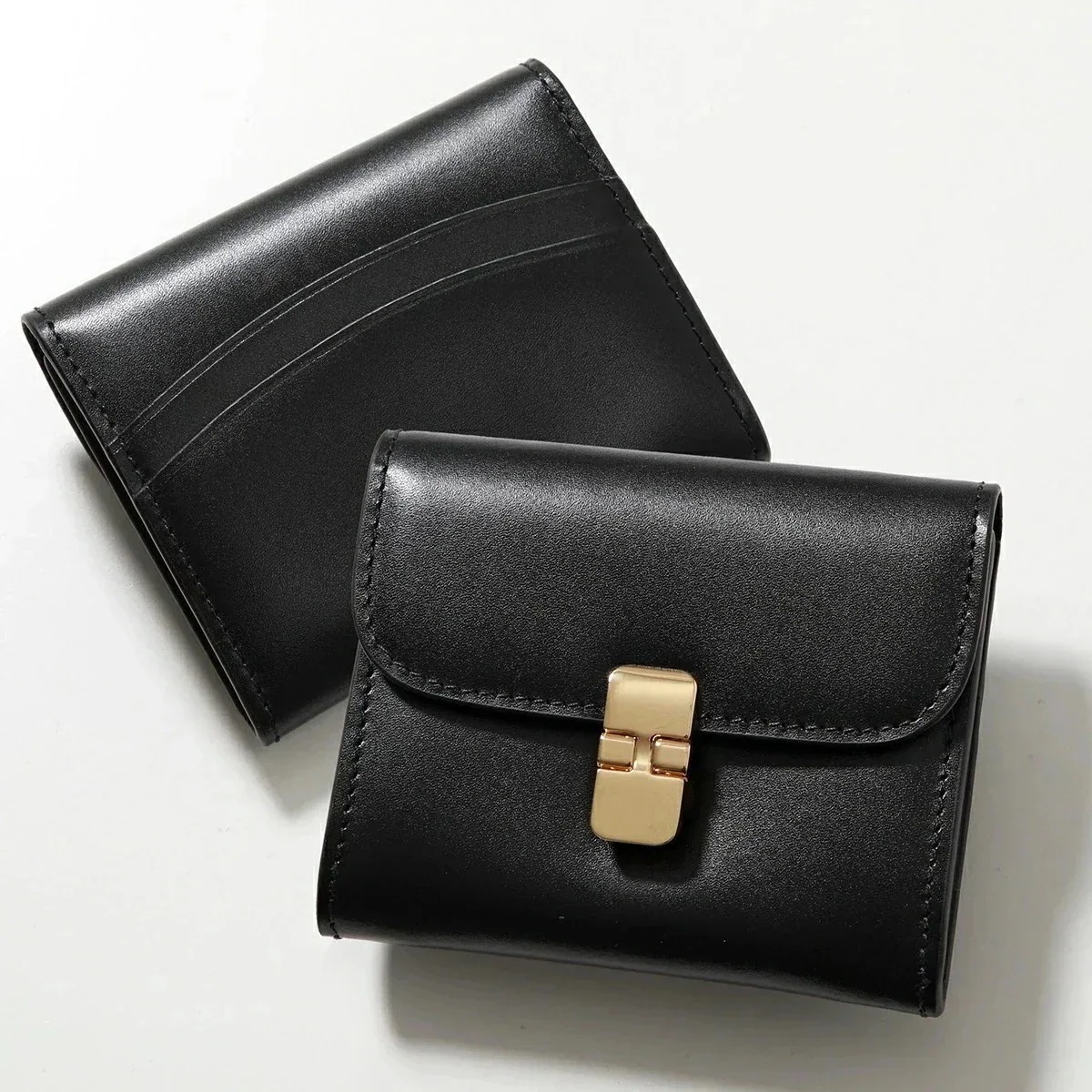 APC A.P.C. アーペーセー コインケース Grace compact wallet PXBMW F63603 レディース レザー カードケース ミニ財布 【mega】