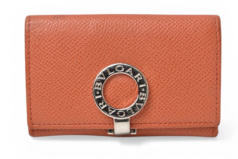 ブルガリ コインケース/カードケース BVLGARI ブルガリ・ブルガリ オレンジ【中古】