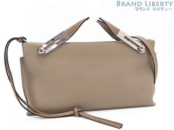 美品ロエベミッシースモール2WAYショルダーバッグハンドバッグクラッチバッグ32712KBS28