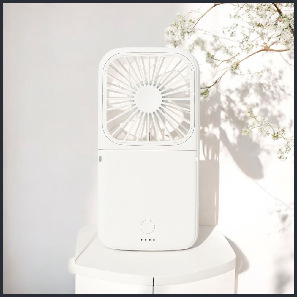 【2024年モデル】 Francfranc フランフラン フレ スマートハンディファン ホワイト