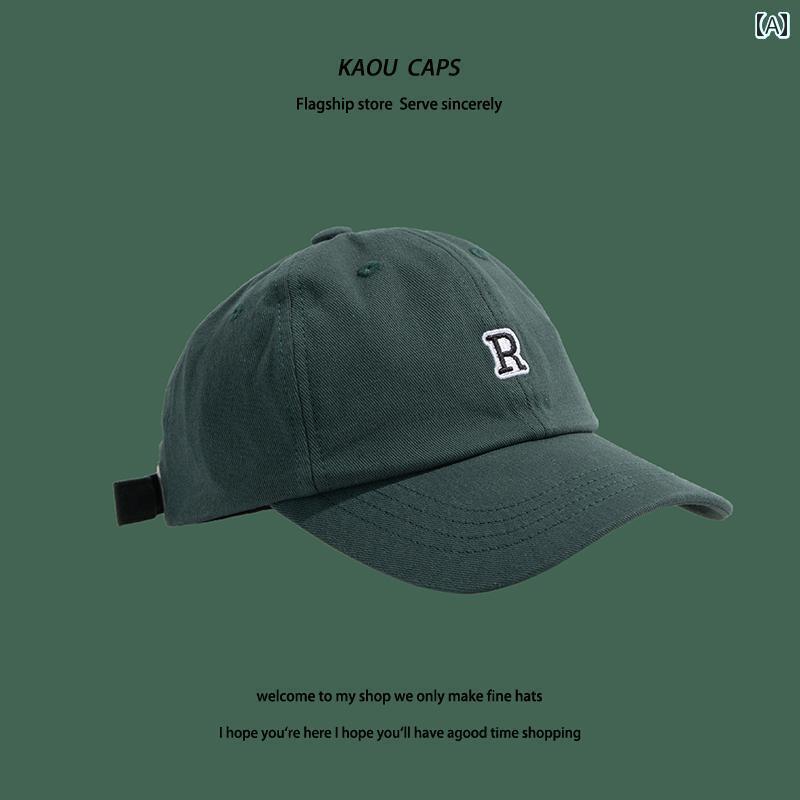 ベースボール キャップ 帽子 キッズ 大人 親子コーデ 帽子 女の子 春夏 韓国 ソフト トップ ひさし キャップ 和風 シンプル R 文字 紺 親子 サンバイザー 男の子