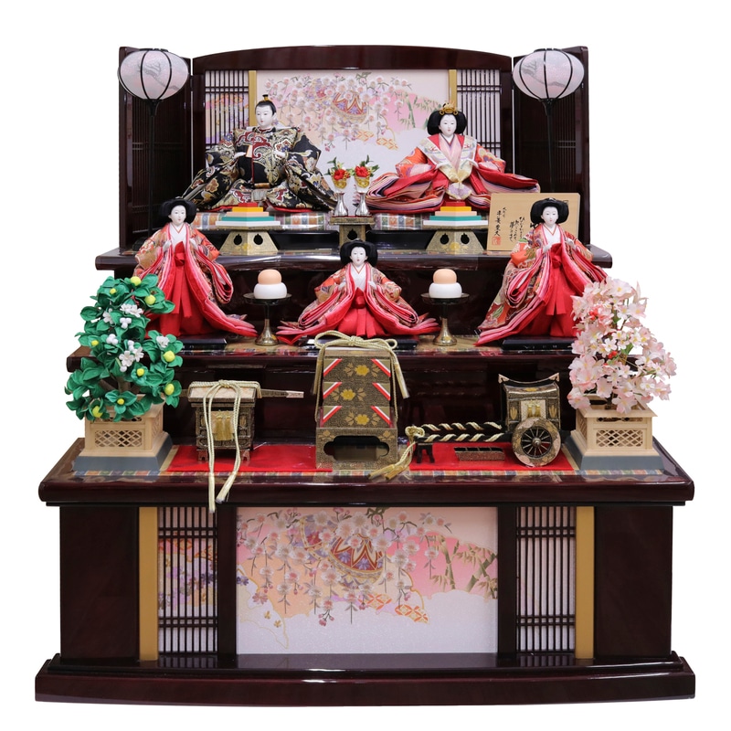 五人飾り 『美貴』(人形師:平安豊久氏のベストセラー作品)