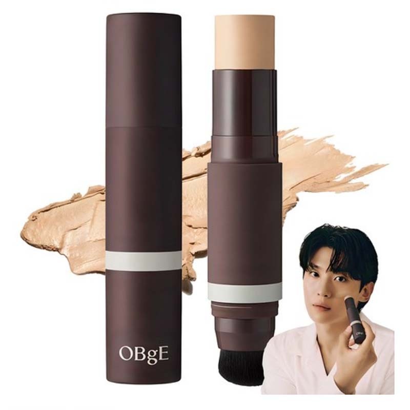 韓国コスメOBge 毛穴安産 3秒 ナチュラルカバー ファンデーション SPF50+ PA++++ 13g2号 ベージュ