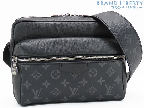 新品同様ルイヴィトンタイガラマモノグラムエクリプスアウトドアメッセンジャーPM斜め掛けショルダーバッグブラックM30233