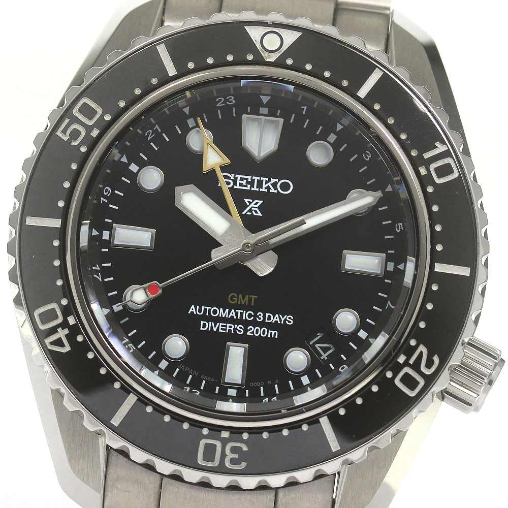 セイコー SEIKO SBEJ011/6R54-00D0 プロスペックス ダイバースキューバ GMT 自動巻き メンズ 良品 箱・保証書付き_847540【中古】