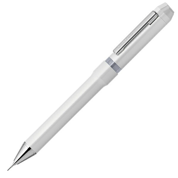 （まとめ買い）回転式多機能ペン シャーボNu 2+S ボール0.5mm+シャープ ホワイト SBS35-W [x3]