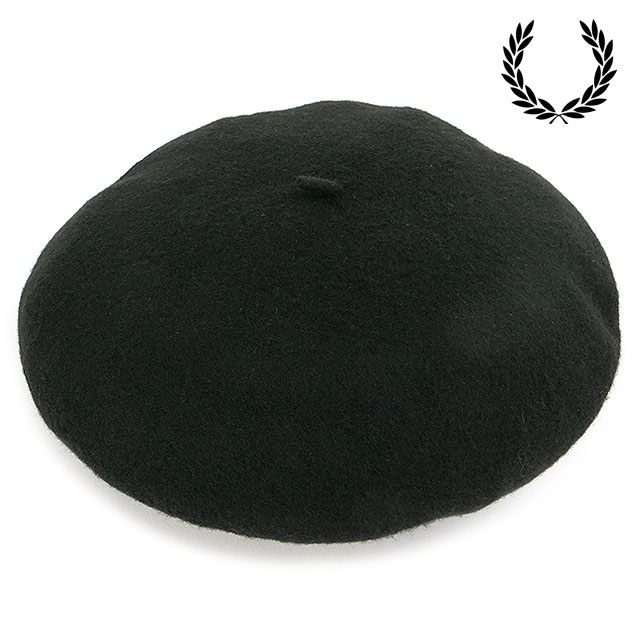 ベレー [HW7646-220] BERET メンズ・レディース 帽子 ベレー帽 ウール BLACK 正規取扱店