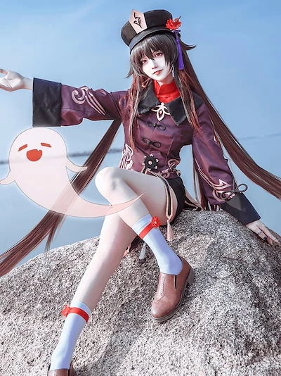 仮装 変装 コスム パーティー イベント cosplay コスプレ衣装 璃月 胡桃 genshin げんしん 原神 スーツ ハロウィン 年新作入荷コスプレ