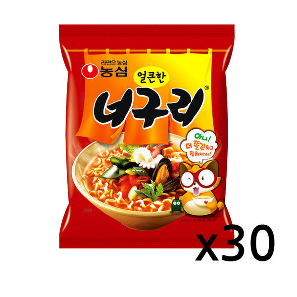 タヌキピリ辛x30袋/袋ラーメン//三養/八道