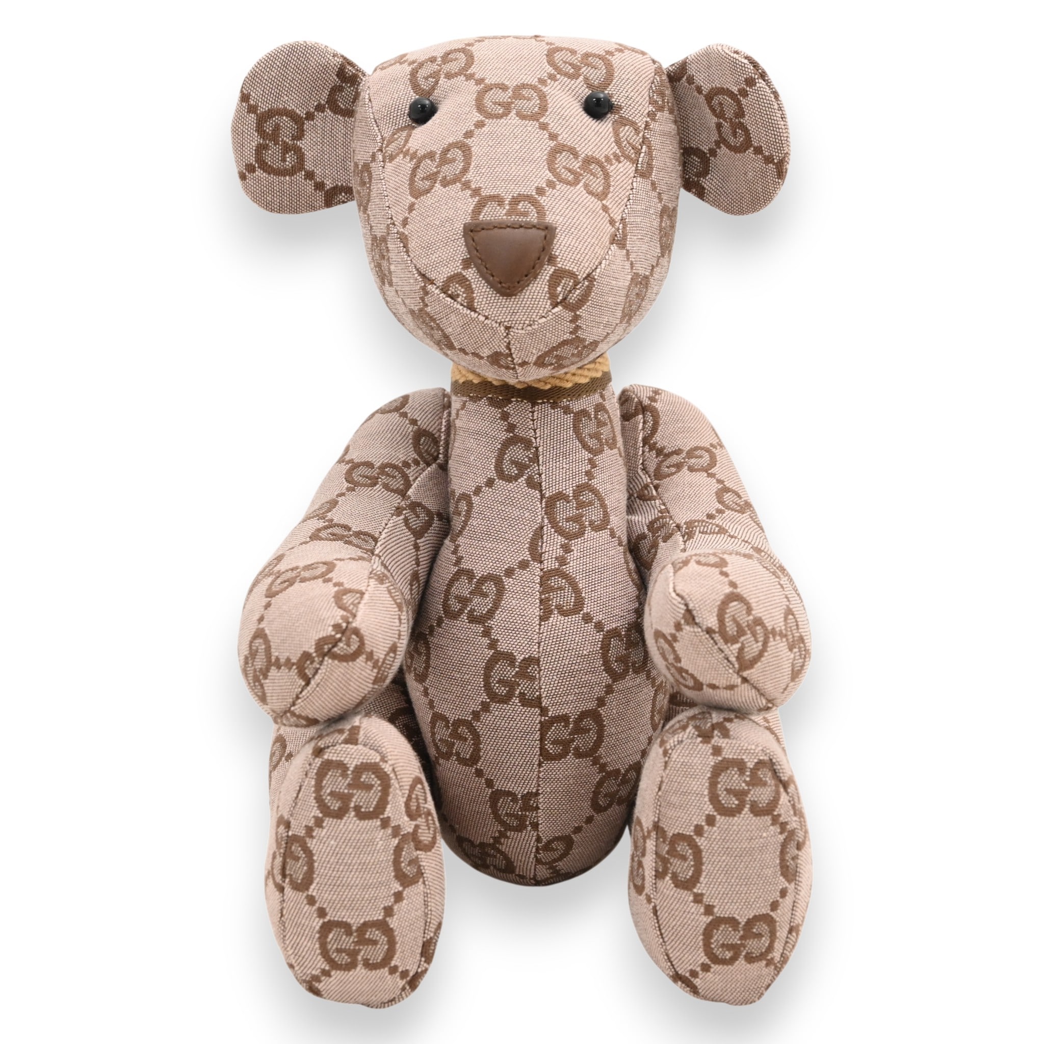 グッチ GGキャンバス テディベア くま ぬいぐるみ Aランク gu3615cc