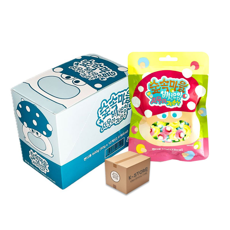 [業者向け] 森のきのこサワーゼリー 50g (12 x 12) / 1BOX 韓国 お菓子 大容量