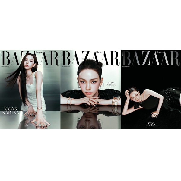 【予約】 (3種/セット) HARPERS BAZAAR ICONS Special Edition 表紙 : Karina