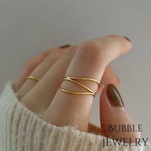 リング 2025 新作 華奢 ステンレス製 アレルギー対策 金仕上げ 女性らしさを出してくれる 福袋 バレンタインデープレゼント