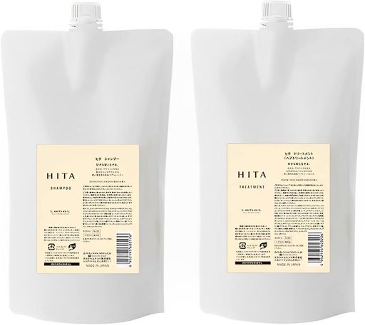 ルベル ヒタ HITA シャンプー 800ML + トリートメント 800ML 詰替セット