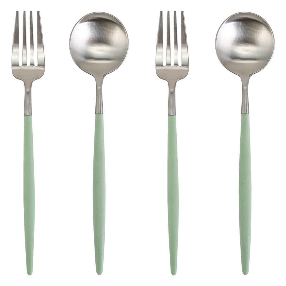 カトラリー 4点セット GOA ゴア ディナー4点セット フォーク／スプーンセラドン セット