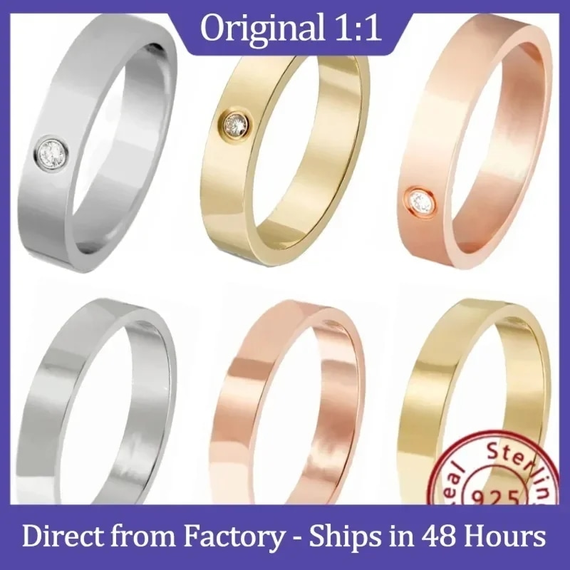 S925シルバーctリング手頃な価格のパーティーの記念品として絶妙で耐久性があります新しい到着2024