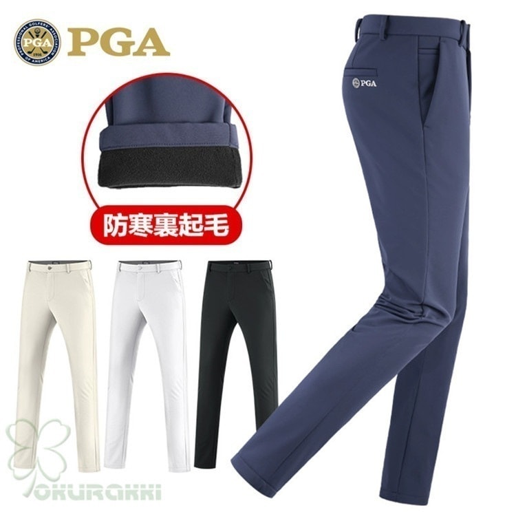 ゴルフウェア メンズ ロングパンツ ゴルフ 防風 保温 ストレッチ おしゃれ 秋冬 スポーツ 新作モデル2411gfps10