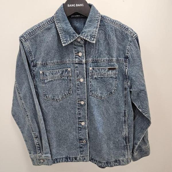 HC07 秋の女性オーバーサイズ デニムシャツ NSLD63 (S41089854)