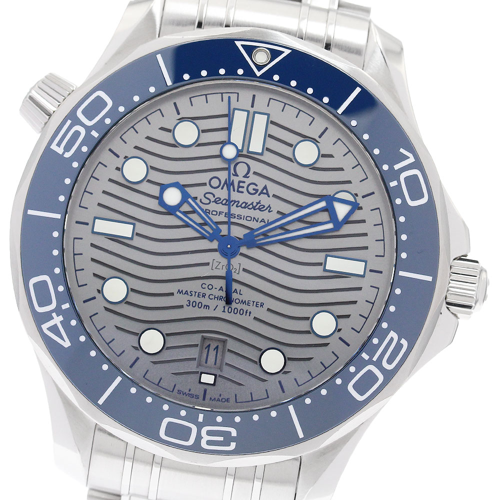 オメガ OMEGA 210.30.42.20.06.001 シーマスター300 マスタークロノメーター 自動巻き メンズ 良品 保証書付き_899053【中古】