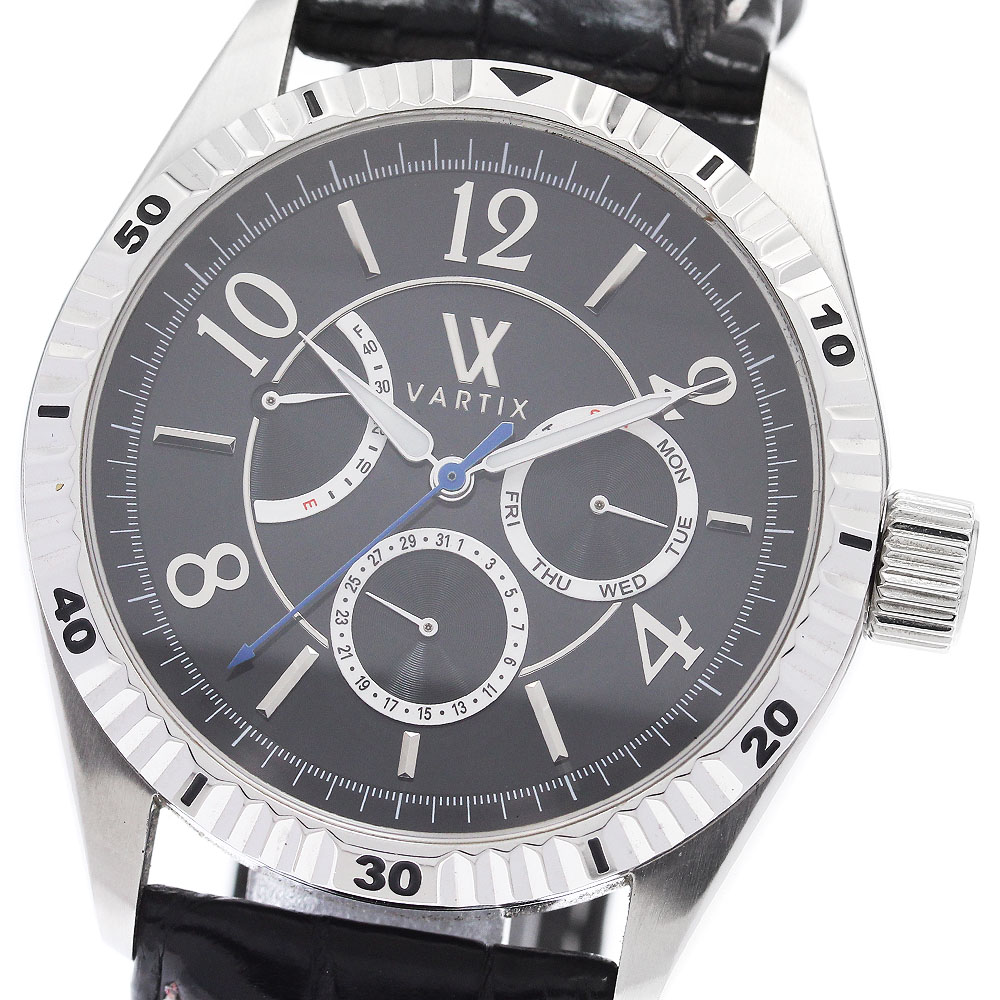 ヴァティックス VARTIX WA1VN アライブ デイデイト パワーリザーブ 自動巻き メンズ 箱・保証書付き_896308【中古】 44,005円