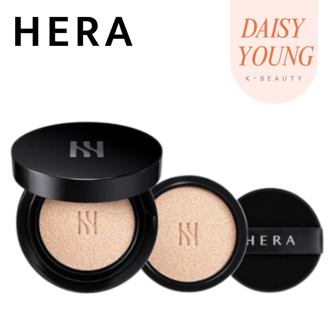 【正規品】 HERA ブラッククッション 本品15g 1個+リフィル15g 1個 (SPF34/PA++) / 24H スキンフィットカバー カバー力クッション 韓国1位 アモレパシフ