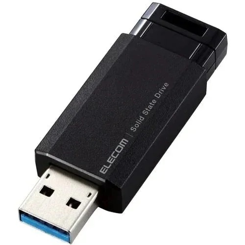 ESD-EPK0250GBK [ブラック] 外付SSD/ノック式/USB3.2(Gen2)250GB