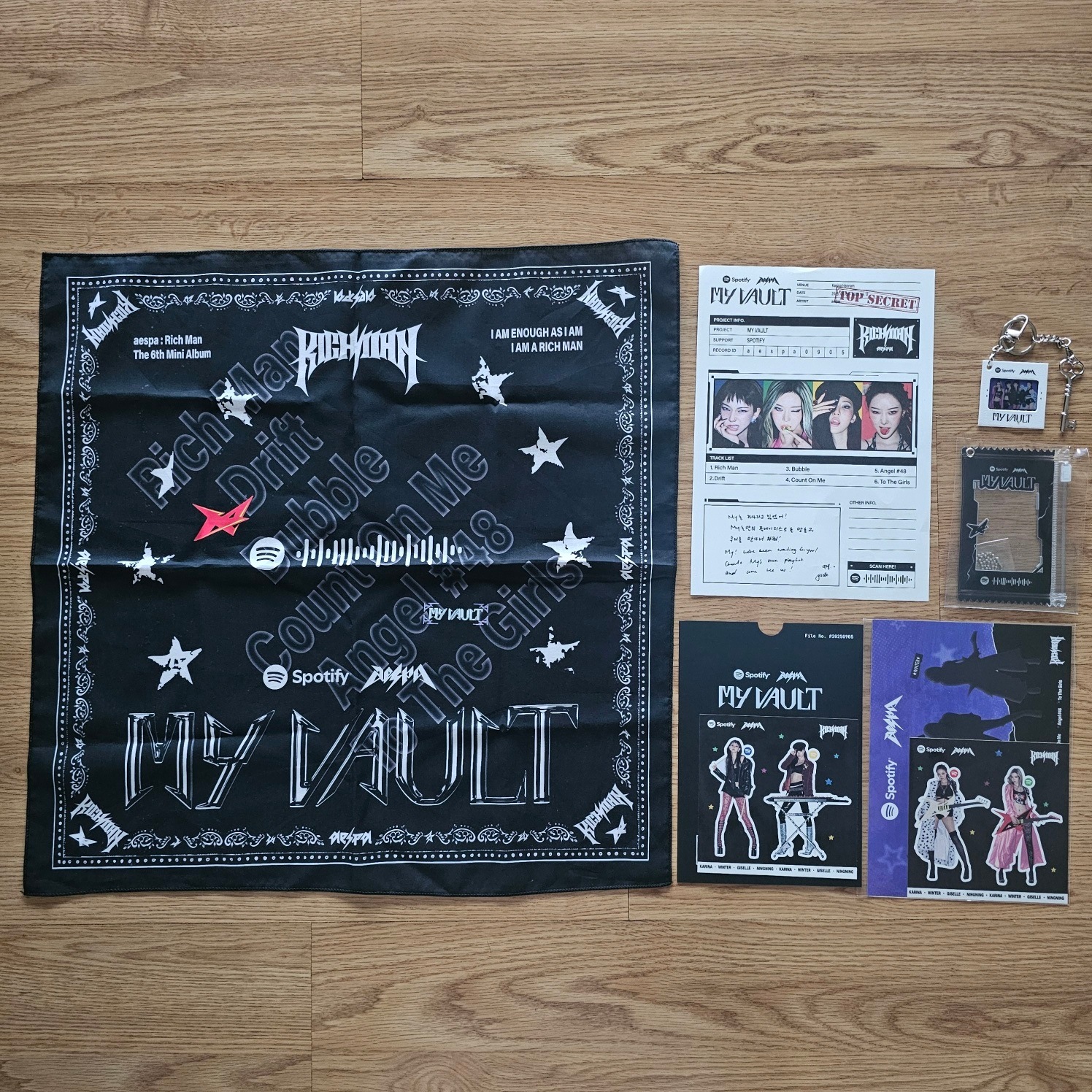 [公式] aespa WEEK #RichMan POP-UP @ SEOUL SPOTIFY OFFICIAL Promotional GOODS SET 4,912円