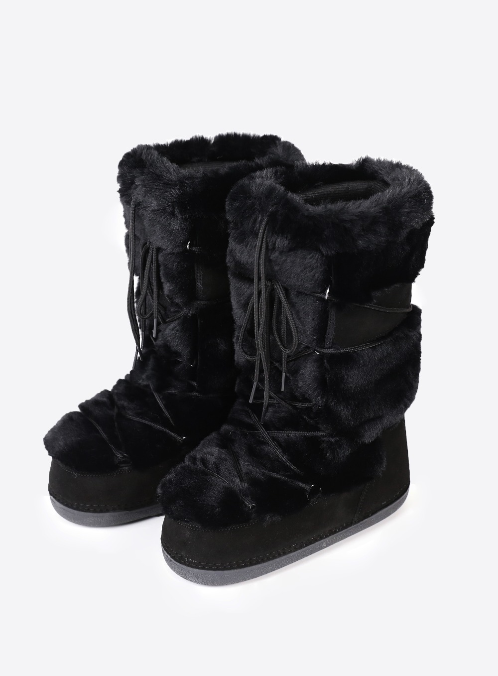 【BADBLOOD】 ESKIMO BOOTS TALL : BLACK