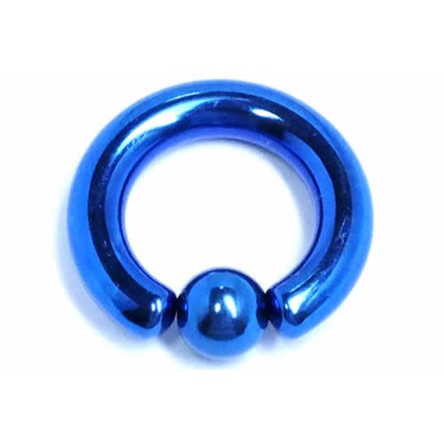 ニッケルフリー 6G ボディピアス ブルー チタン CBR キャプティブビーズリング 6ゲージ 青色 発色 定番 耳 軟骨 ヘリックス コンク 男性 女性 プレゼント blr6gxxxxxxxx 5,397円