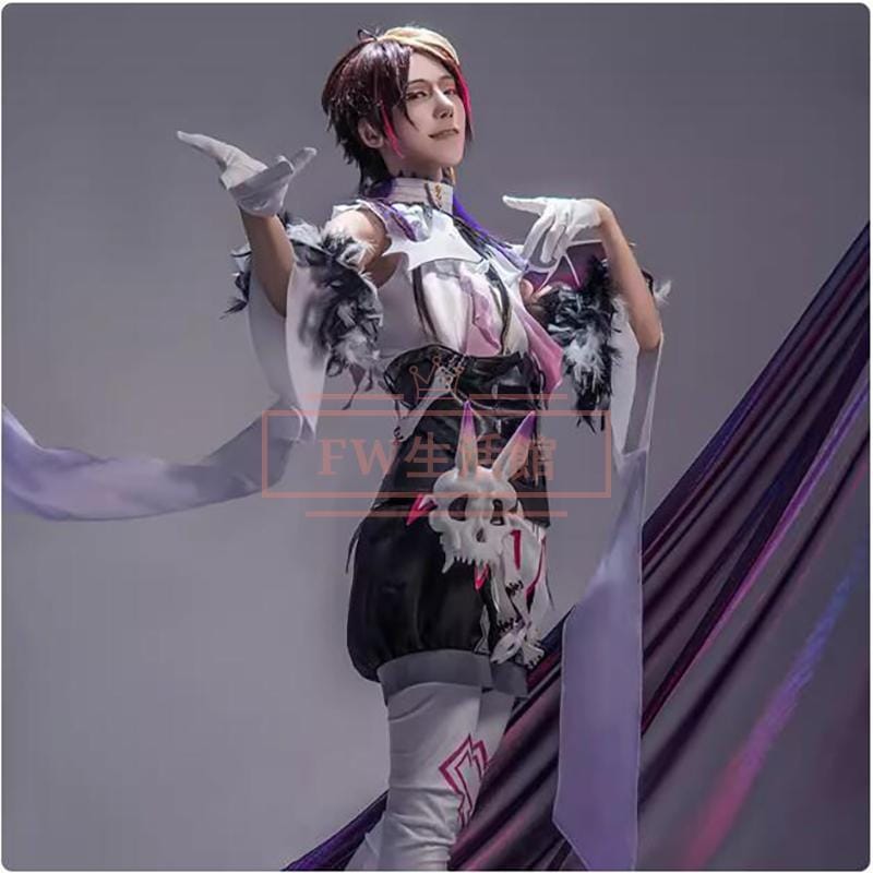 バーチャル YouTuber VTuber にじさんじ Shu Yamino 闇ノシュウ コスプレ衣装 ウィッグ靴コスチューム 演出服 アニメ ゲーム ハロウィン 変装