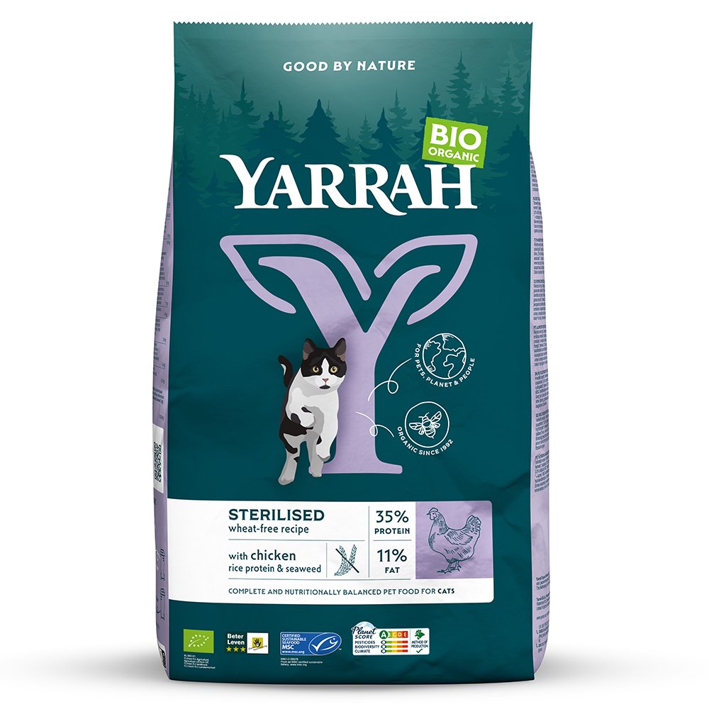 キャットフード　ＹＡＲＲＡＨ　ヤラー　オーガニックキャットフード　ステアライズド　２ｋｇ　正規品　ＣＲＣ35―10―65―10―00