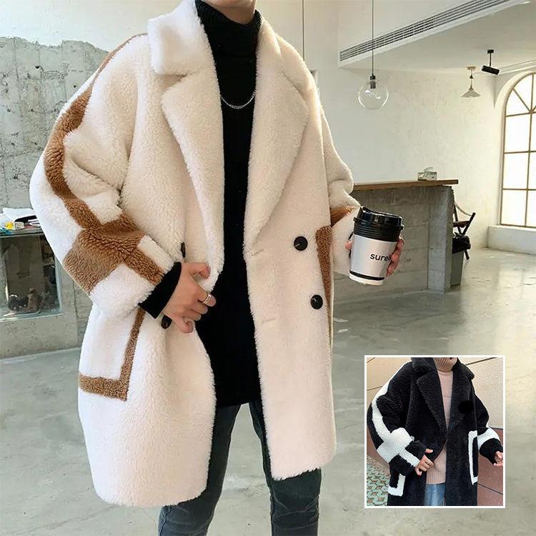 品質いいな新品 秋冬 メンズ ファーコート 毛皮コート 防寒防風 ショート丈 ファージャケット　フェイクファー メンズコート 通勤　メンズアウター　ジャケット　暖かい