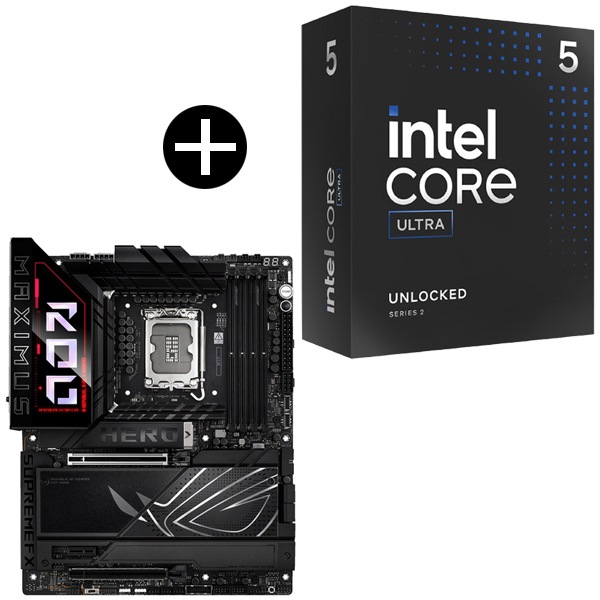 Core Ultra 5 245K CPU + ASUS ROG MAXIMUS Z890 HERO マザーボード