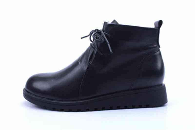 ブーツ レディース 夏 秋 レースアップ 防寒 ミドル丈 滑らない ショート 軽い 歩きやすい 兼用 ミドル レザー 雨 ヒール ローヒール きれいめ 厚底 おしゃれ ウォーキング 4E 軽量 靴 ス