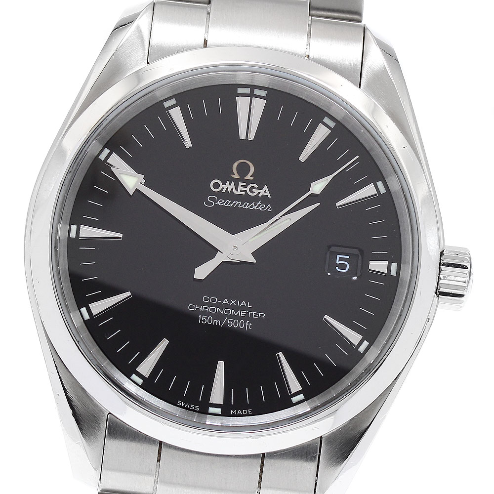 オメガ OMEGA 2503.50 シーマスター アクアテラ コーアクシャル 自動巻き メンズ 保証書付き_888727【中古】