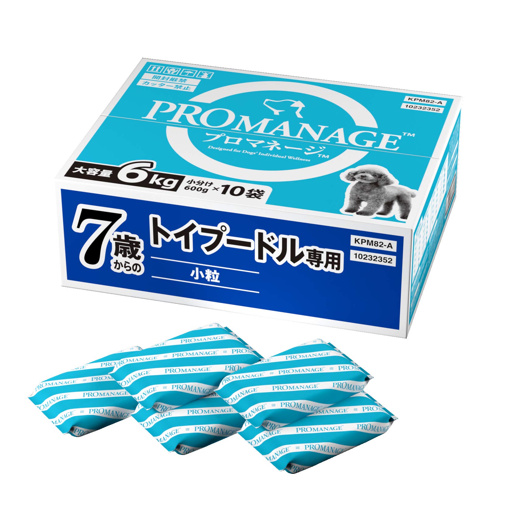プロマネージ (PROMANAGE) ドッグフード 7歳からのトイプードル専用 6kg(600g×10袋入) 【大容量】【目・皮膚・耳の健康維持 】【毛づやの健康サポート】【小分けタイプ】【シニア】