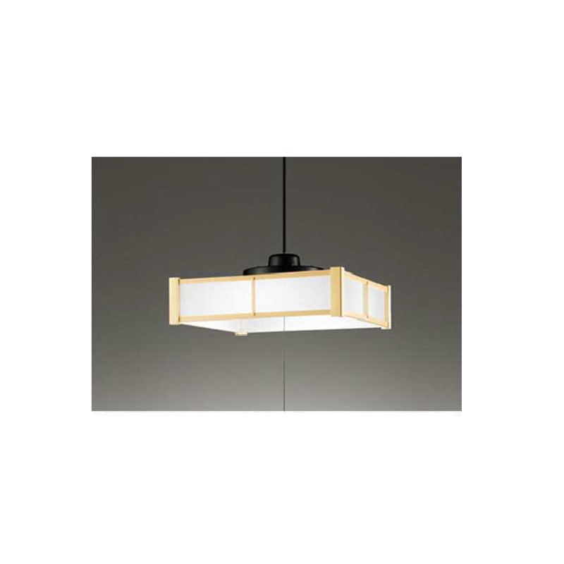 OX9721S ペンダントライト 主に12畳 LED照明 昼白色 段調光タイプ 和風 引き紐 LED一体型 40000時間