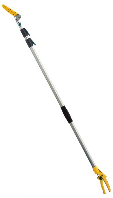 ムサシ 高枝切り鋏 ポールスリム3段式 長刃 高枝切りバサミ 超軽量 伸縮 337 剪定鋏 園芸 ガ 8,360円