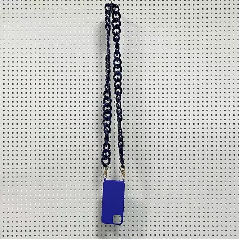 女性用ロングストラップケース,120cm,高級電話ケース,キャンディーチェーン,アクリル,iPhone 7 8 plus xs 11 12 For 13 Pro colors 7 ケース&ストラップ 7,317円