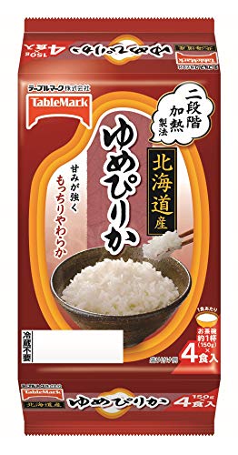 テーブルマーク 北海道産ゆめぴりか(分割) 4食 8袋